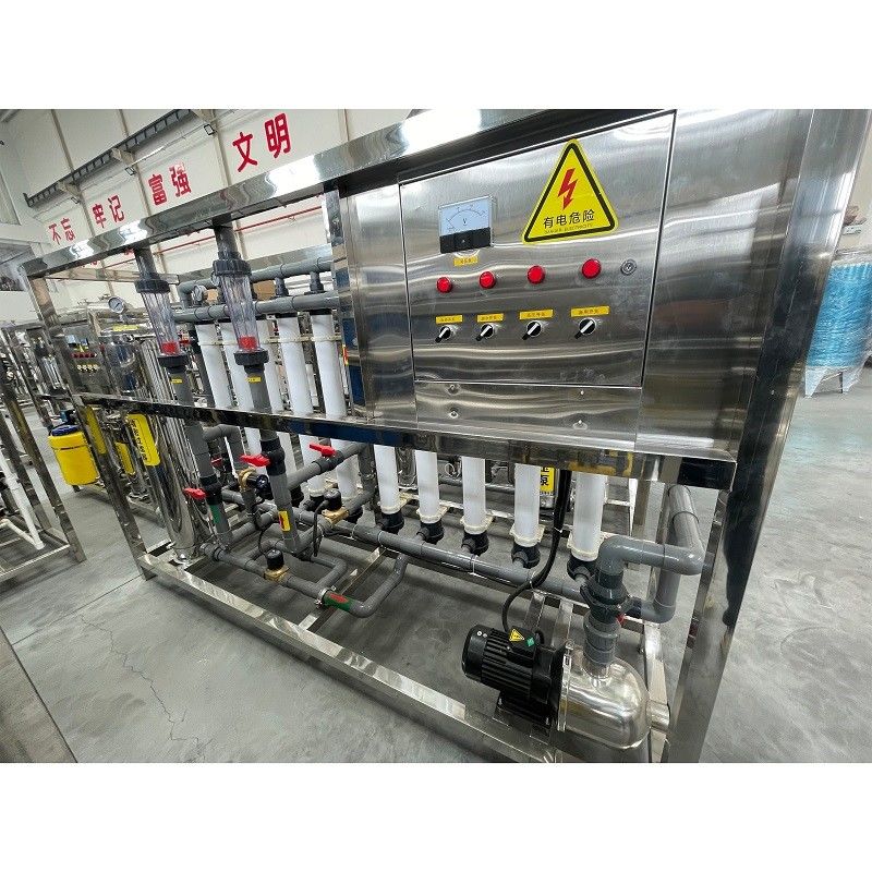 高容量 5000L / H 超濾過水処理機械 織物生産