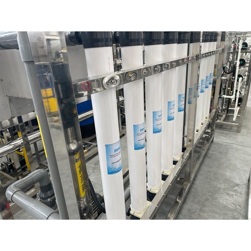 高容量 5000L / H 超濾過水処理機械 織物生産