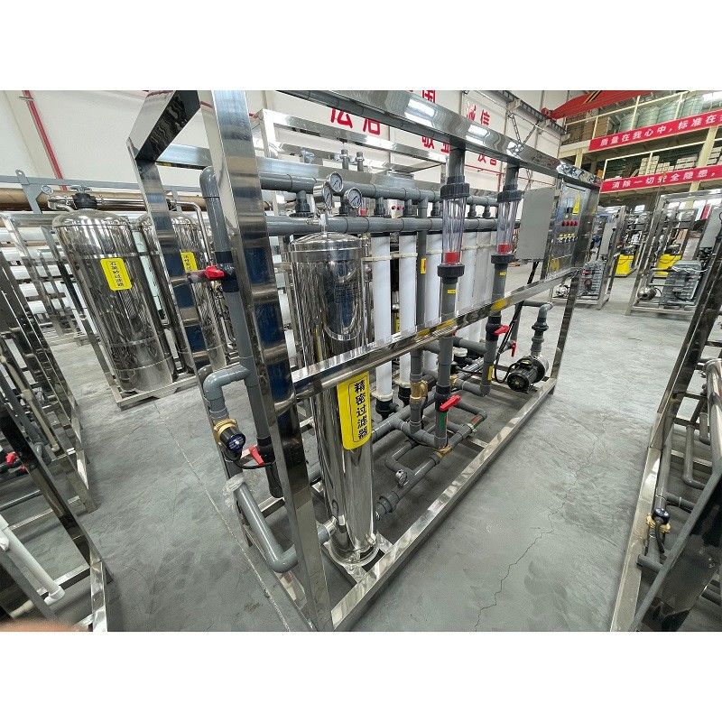高容量 5000L / H 超濾過水処理機械 織物生産
