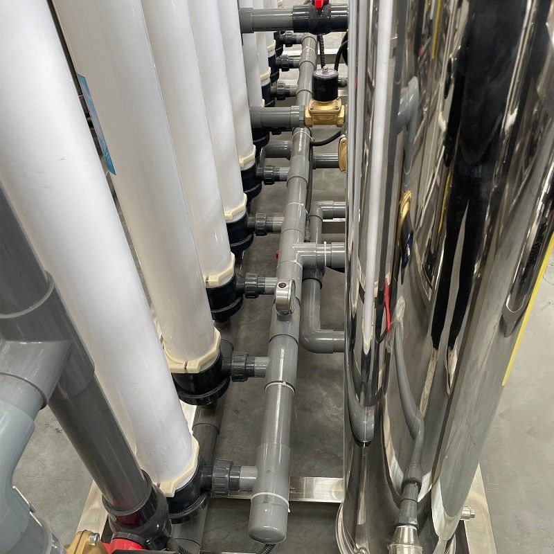 高容量 5000L / H 超濾過水処理機械 織物生産