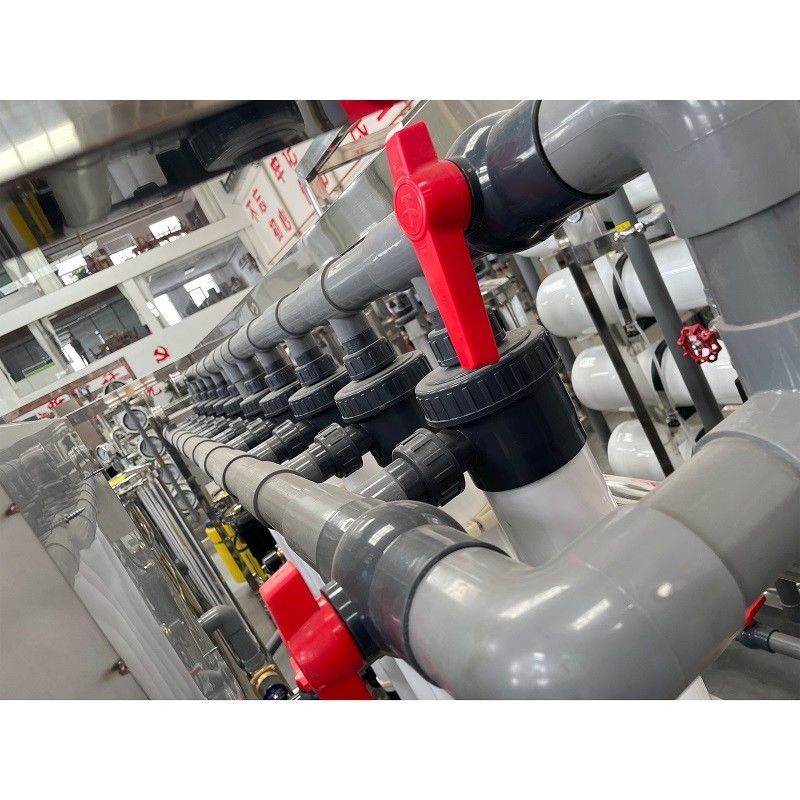 高容量 5000L / H 超濾過水処理機械 織物生産
