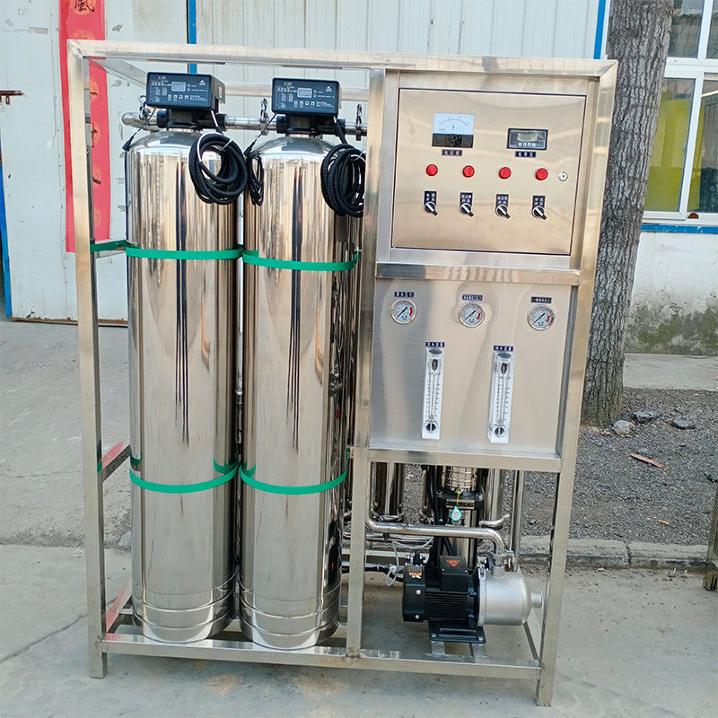 500LPH リバースオスモースフィルター 消鉱化ROシステムのためのデイオニ化水機