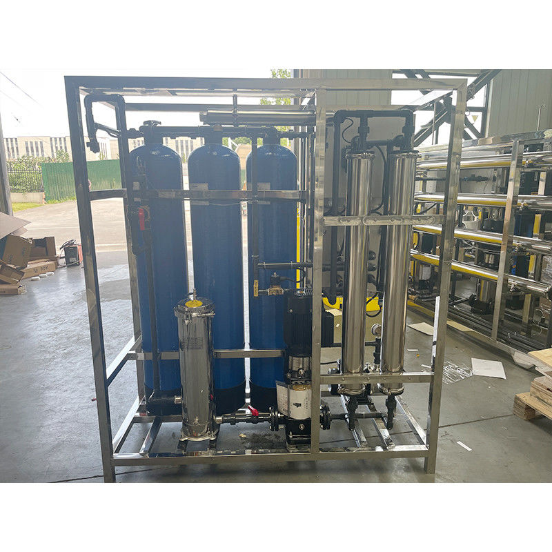 0.2-0.4MPa 500LPH 3つのFRP逆オスモス水浄化システム