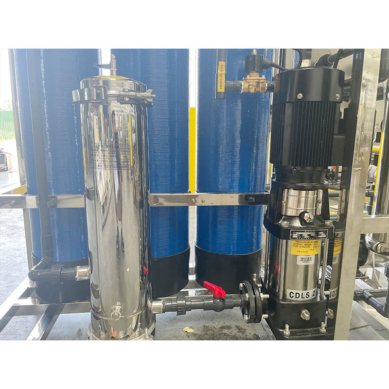 0.2-0.4MPa 500LPH 3つのFRP逆オスモス水浄化システム