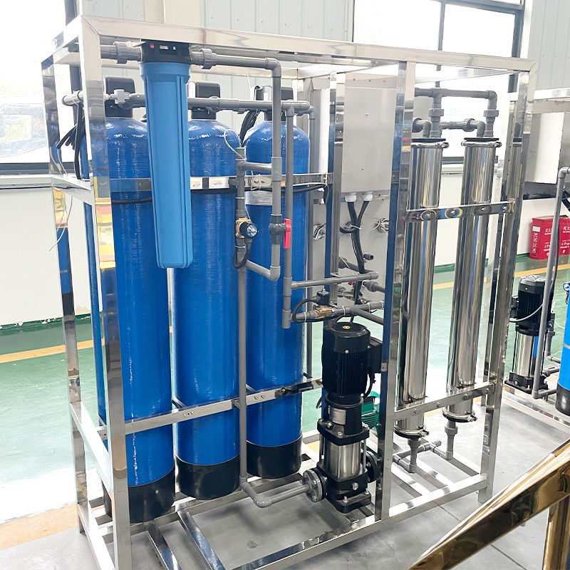 飲料水生産ラインの純水処理のための水過濾システム