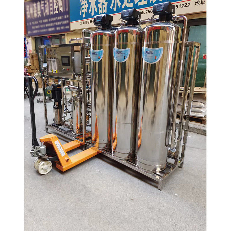 1000L / Hのデオニ化純水生産のための逆オスモスRO水処理システム