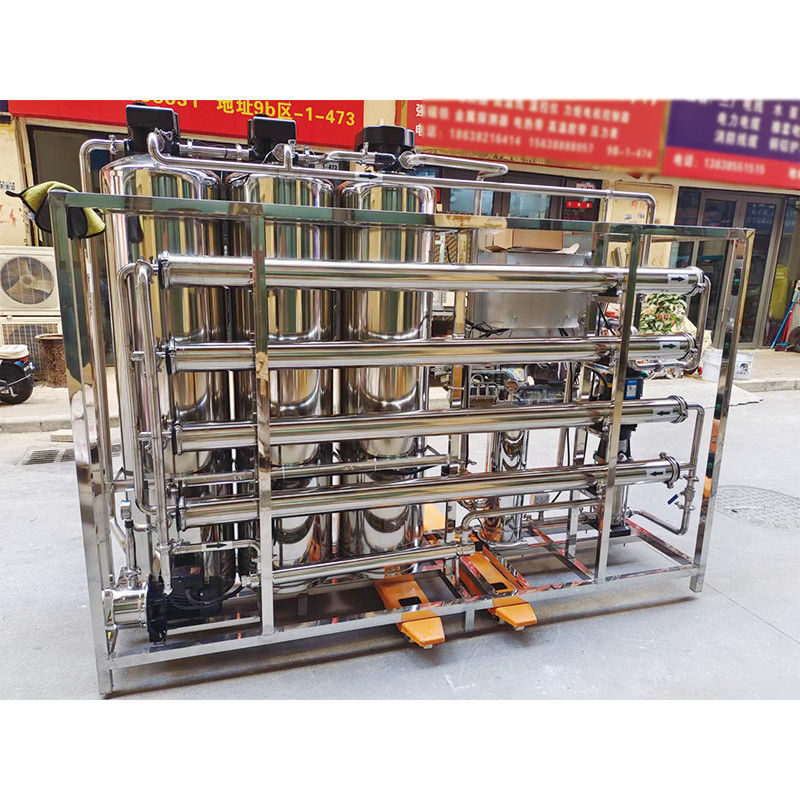 1000L / Hのデオニ化純水生産のための逆オスモスRO水処理システム